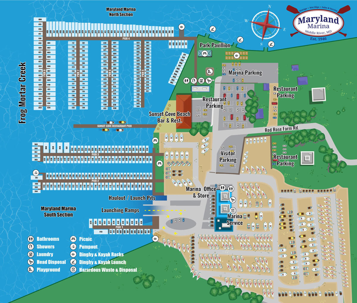 Maryland Marina Full Map